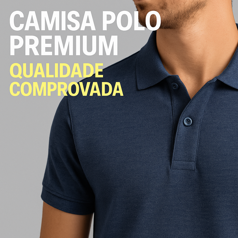 Pague 1 Camisa Polo Leve 2 + Frete Grátis