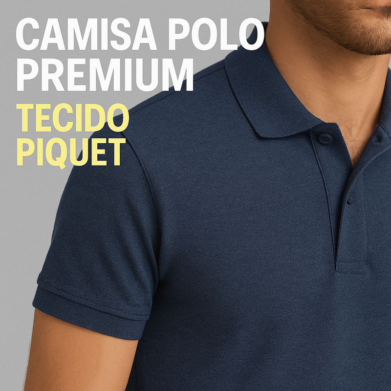 Pague 1 Camisa Polo Leve 2 + Frete Grátis